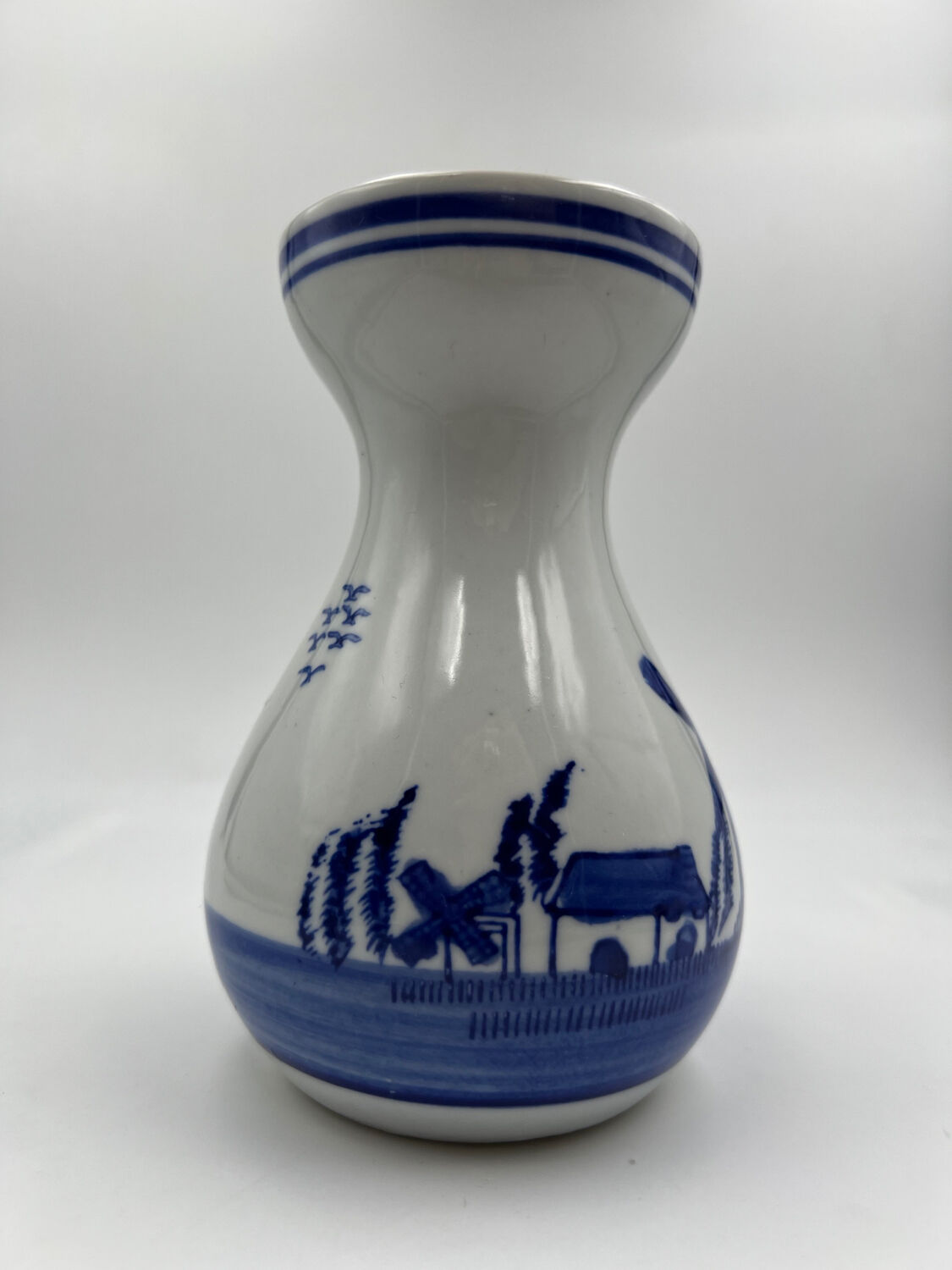 Hand-painted ceramic vase