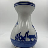 Hand-painted ceramic vase