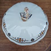 Large antique soup tureen Gien