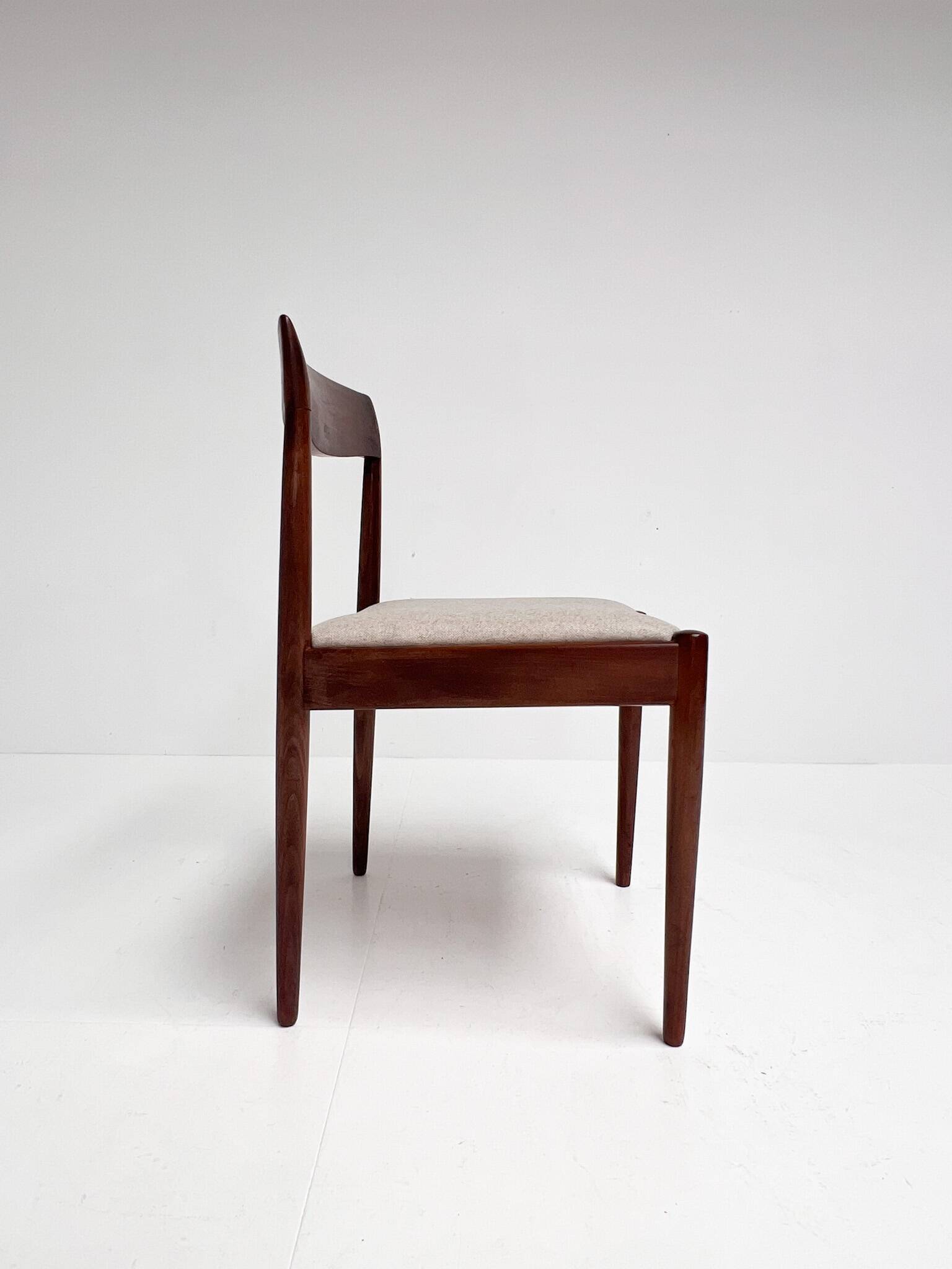 Set of 4 Mid Century Danish design chairs, 1960s