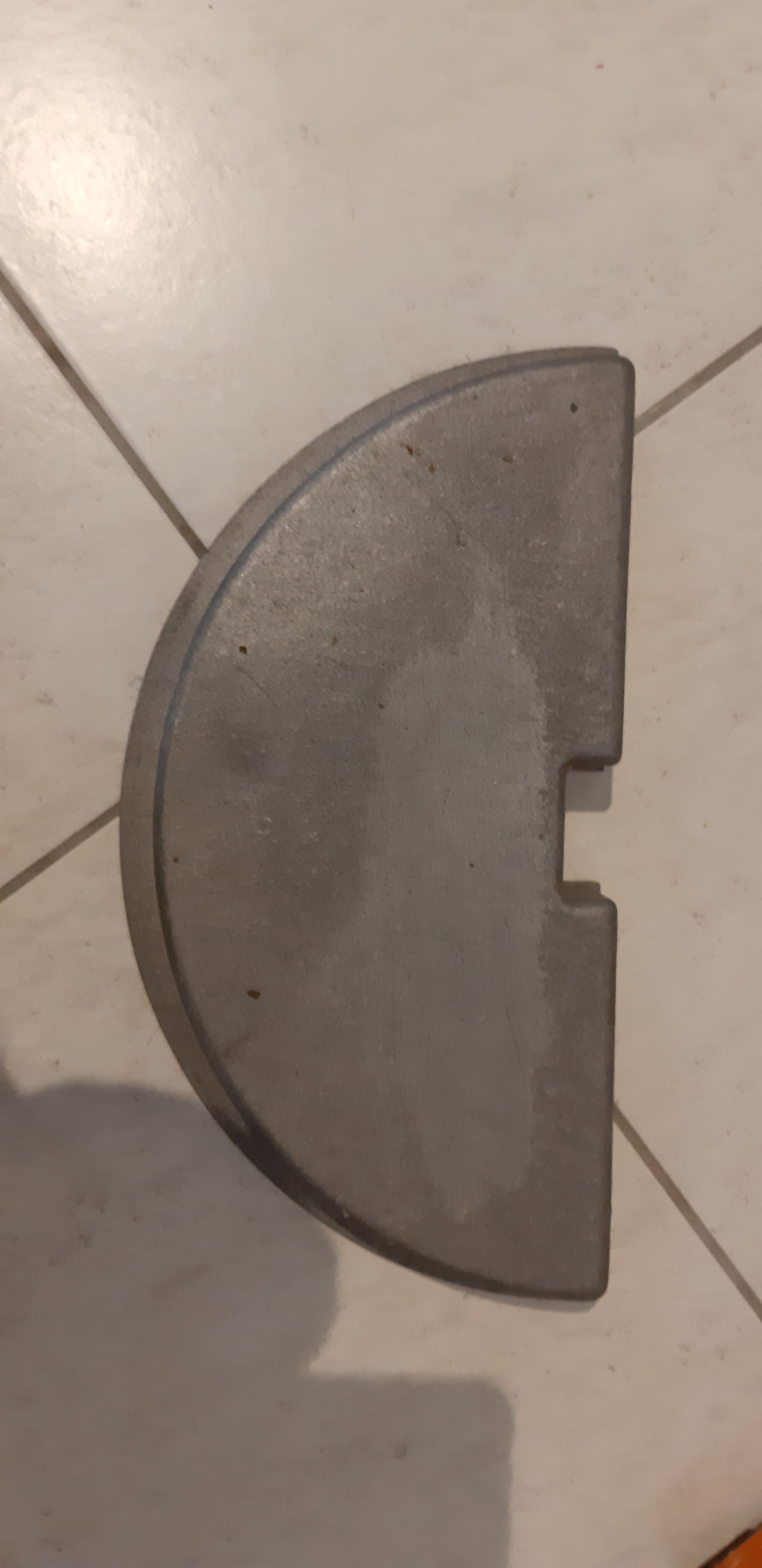 Coat rack vintage wrought iron orange and chrome