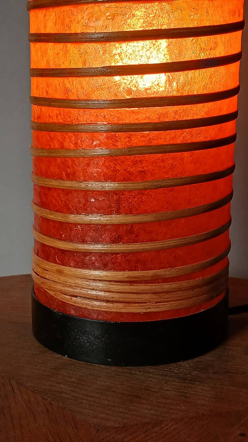 Fibreglass lamp from the 50s/60s.