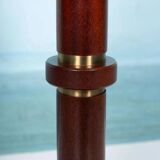 Vintage wooden table lamp from the 1960s.