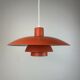PH 4/3 Orange - Louis Poulsen Pendant, Poul Henningsen