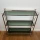 Neoclassical style silver-plated metal shelf attributed to the Jansen company