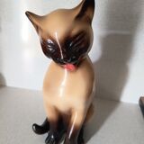 Ceramic cat statue