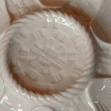 Service 12 plates. + Oyster barbotine shellfish dish