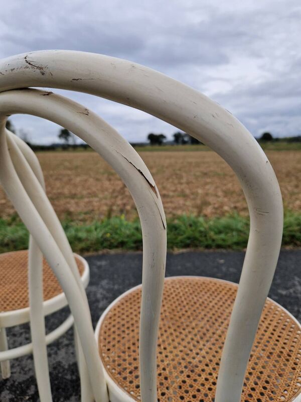 Lot de 3 chaises bistrot vintage