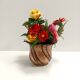 Round Embossed Copper Cachepot / Vase attr. to Egidio Casagrande, Italy