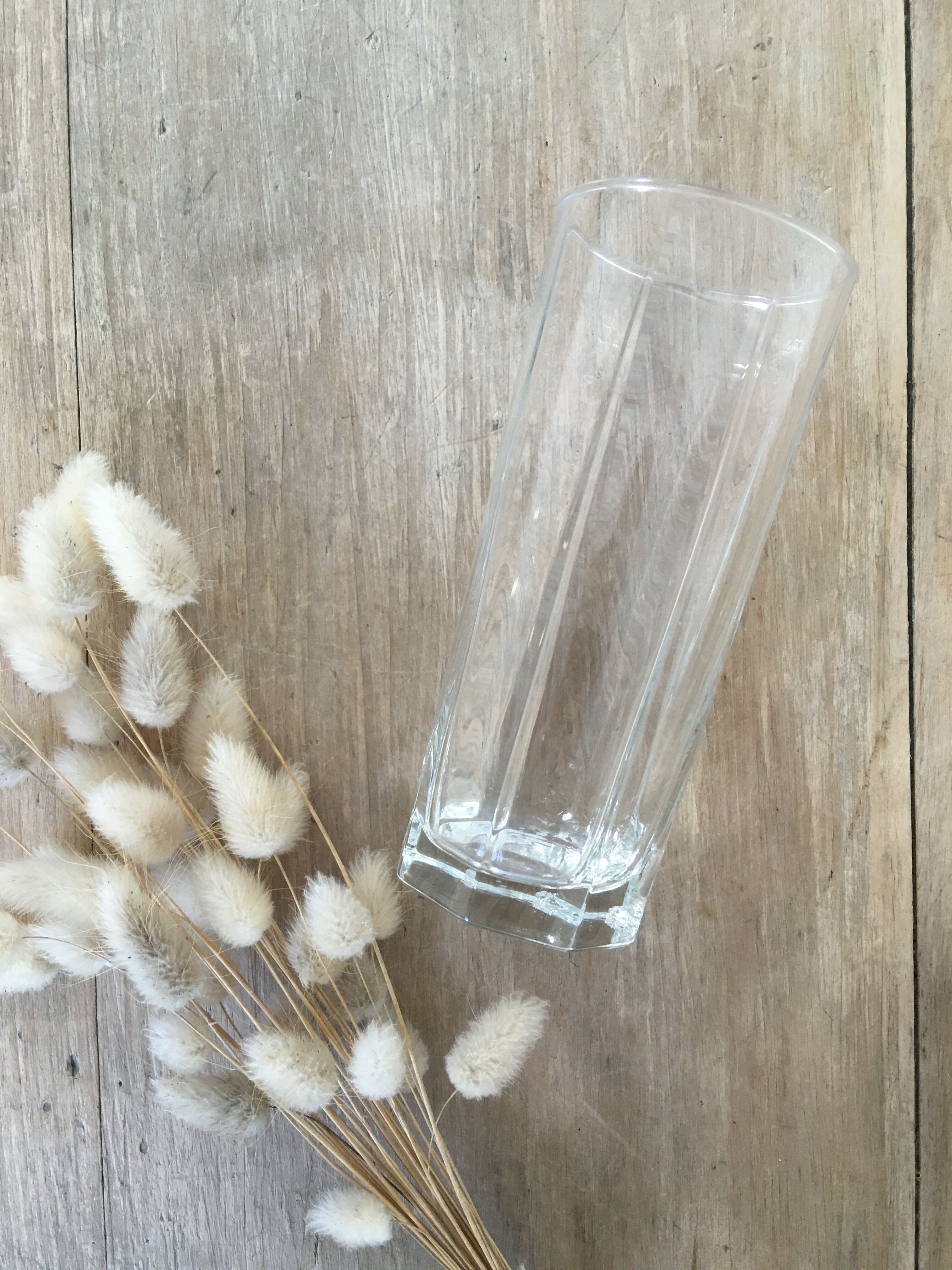 Water glasses / octagonal base juice