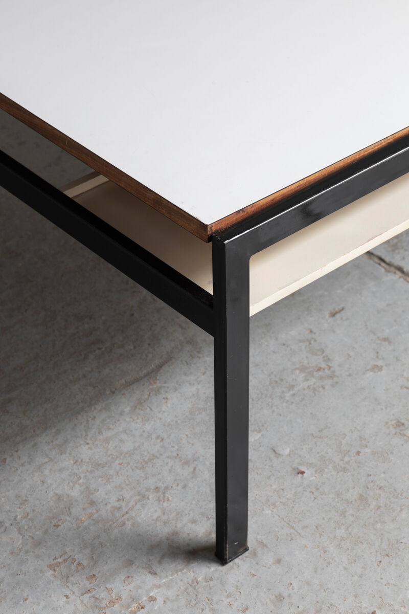 Coffee table, TU04, by Cees Braakman for Pastoe with magazine holder, Holland 1960’s