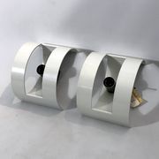 Stilux Milano Model Lido, pair of large sconces from 60s