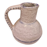 Old stamped glazed terracotta jug