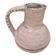 Old stamped glazed terracotta jug