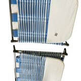 Set of 2 vintage folding lounge chairs