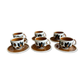 Boch Kimono cups and saucers