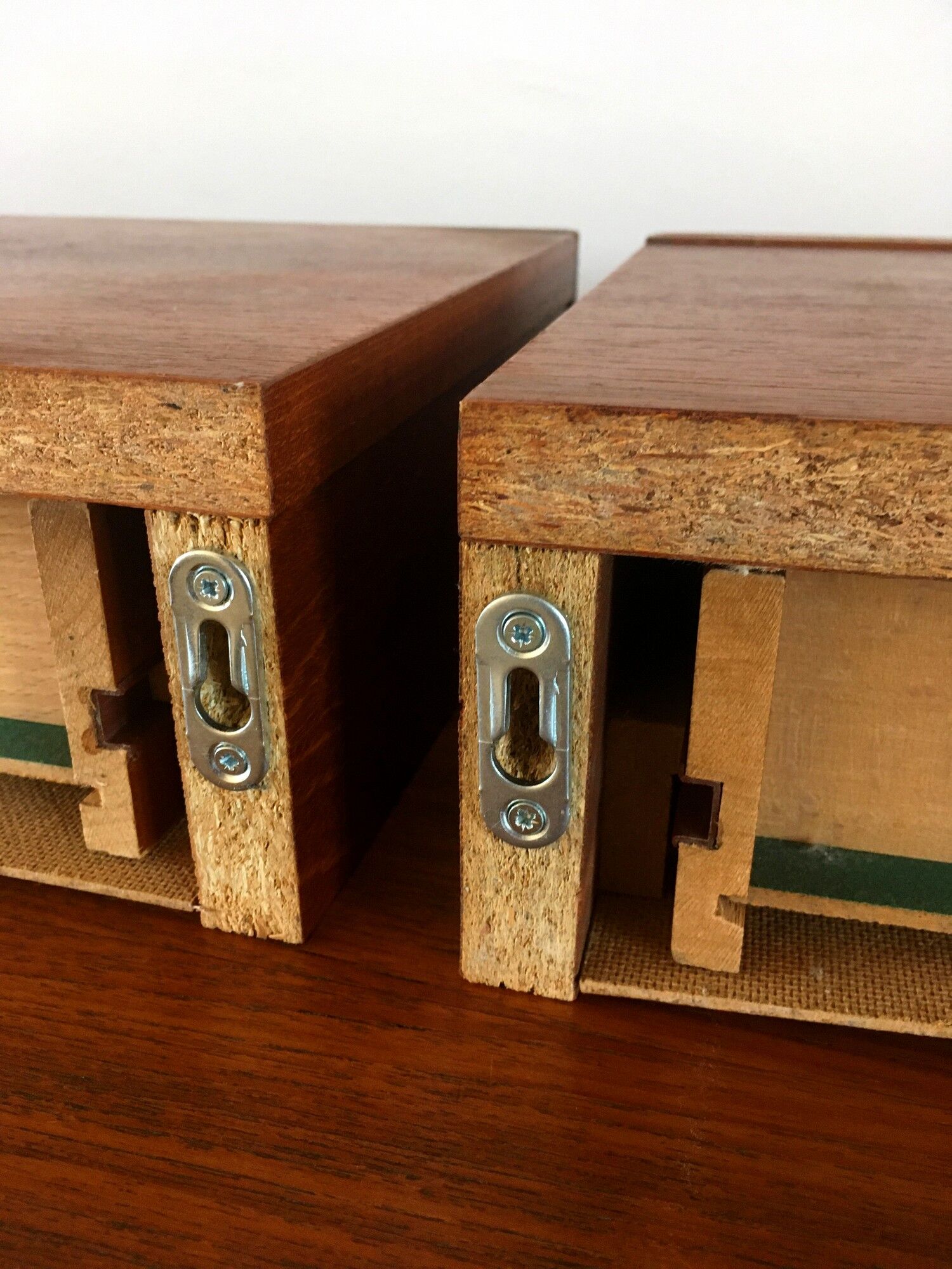 2 bedside to hang Scandinavian vintage 60s