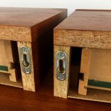 2 bedside to hang Scandinavian vintage 60s