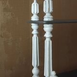 Weathered wooden shelf