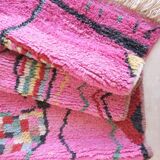 Pink Berber Rug - 261 x 171 cm