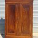 Large Louis Philippe wardrobe in solid walnut