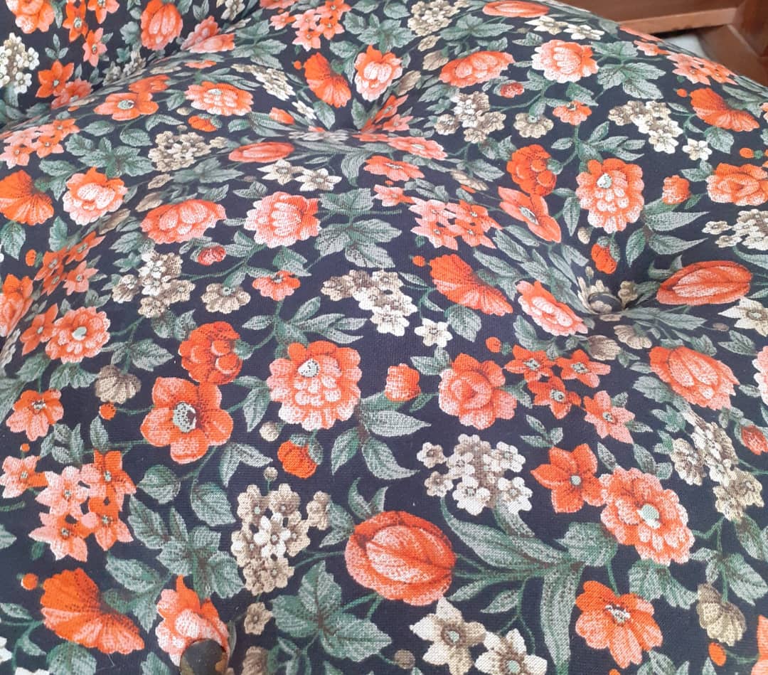 Pair of vintage flowery heaters 1970