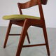Mid- Century Set Of Two Organic Shape Teak Dinning Room Chairs, 1960 Denmark