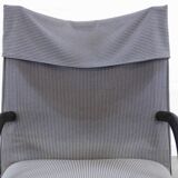 Zen easy chair with footrest by claude brisson for ligne roset