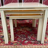 Ensemble de 3 tables gigognes Pierre Vandel, années 70