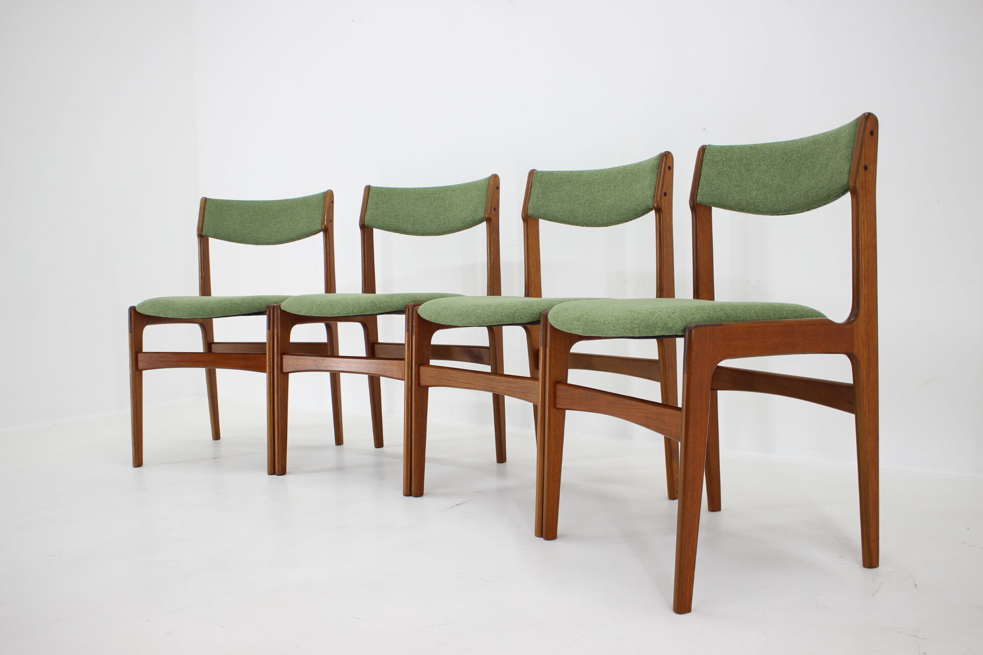 1960s Danish Teak Dining Chairs, Set of 4