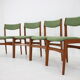 1960s Danish Teak Dining Chairs, Set of 4
