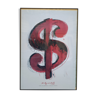 Poster vintageDollar Sign par Andy Warhol