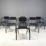 Set of 6 Post modern dining chairs, 1980s