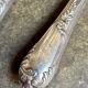 2 silver openwork service cutlery sets engraved with "AS"