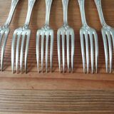 Antique silver-plated forks