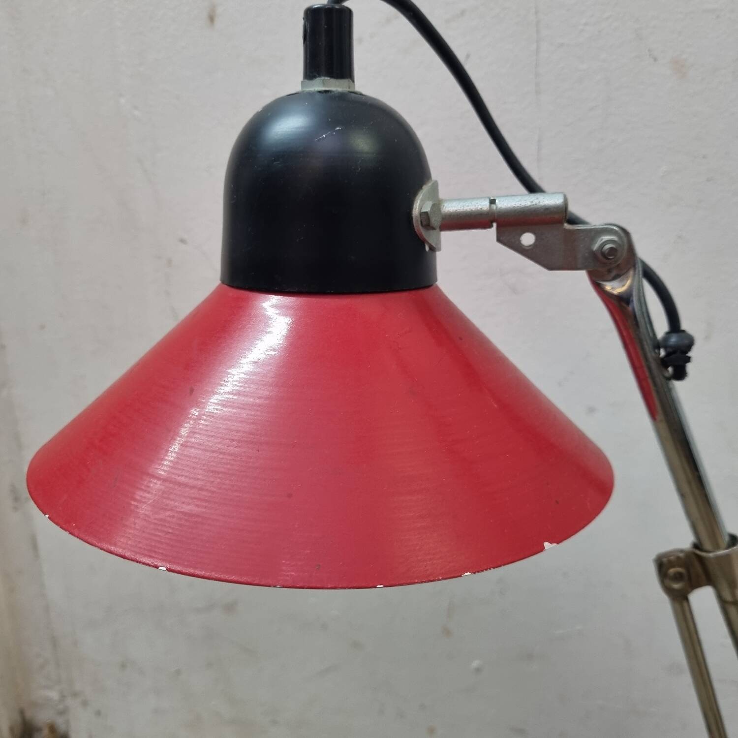 1970s metal desk lamp