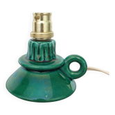 Art Deco ceramic lamp in the form of a Vallauris or Verceram style candle holder