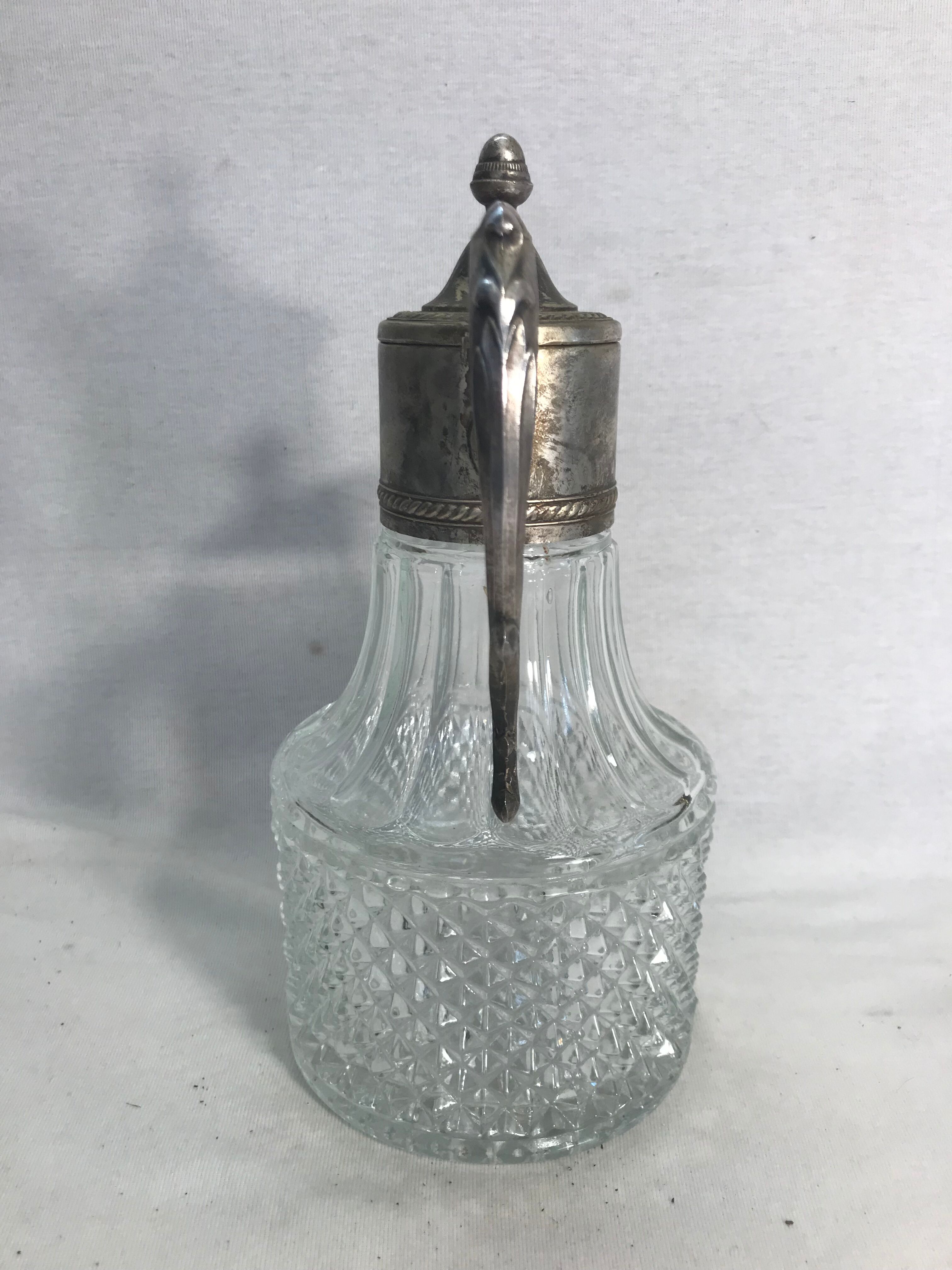 Carafe  moulded glass