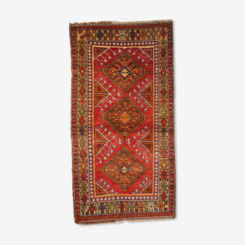 Former Turkish Anatolian done hand carpets 107 x 207
