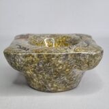 Empty pocket in vintage glazed ceramic signed "Gelb"