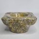 Empty pocket in vintage glazed ceramic signed "Gelb"