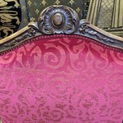Pair of Louis XV style armchairs, 19th century