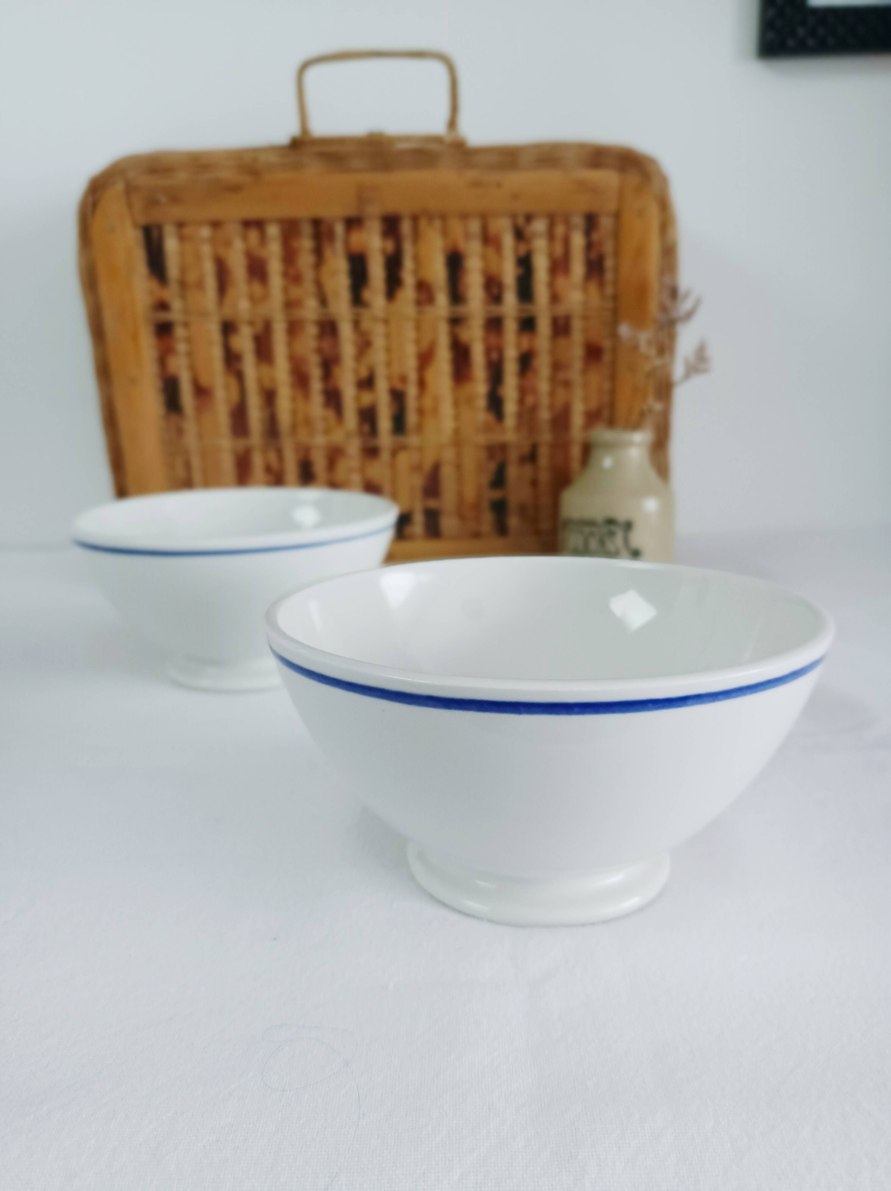 Set of 2 Sarreguemines bowls