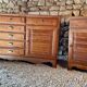 Low sideboard and jam cupboard set - solid wood