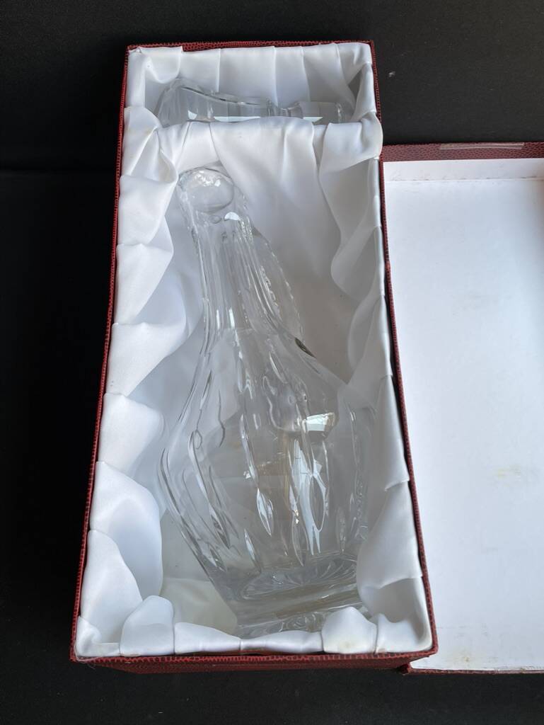 Ewer decanter – Stamped Cristallerie de Lorraine