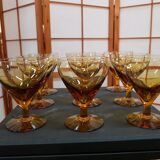 Set of art deco glasses