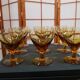 Set of art deco glasses
