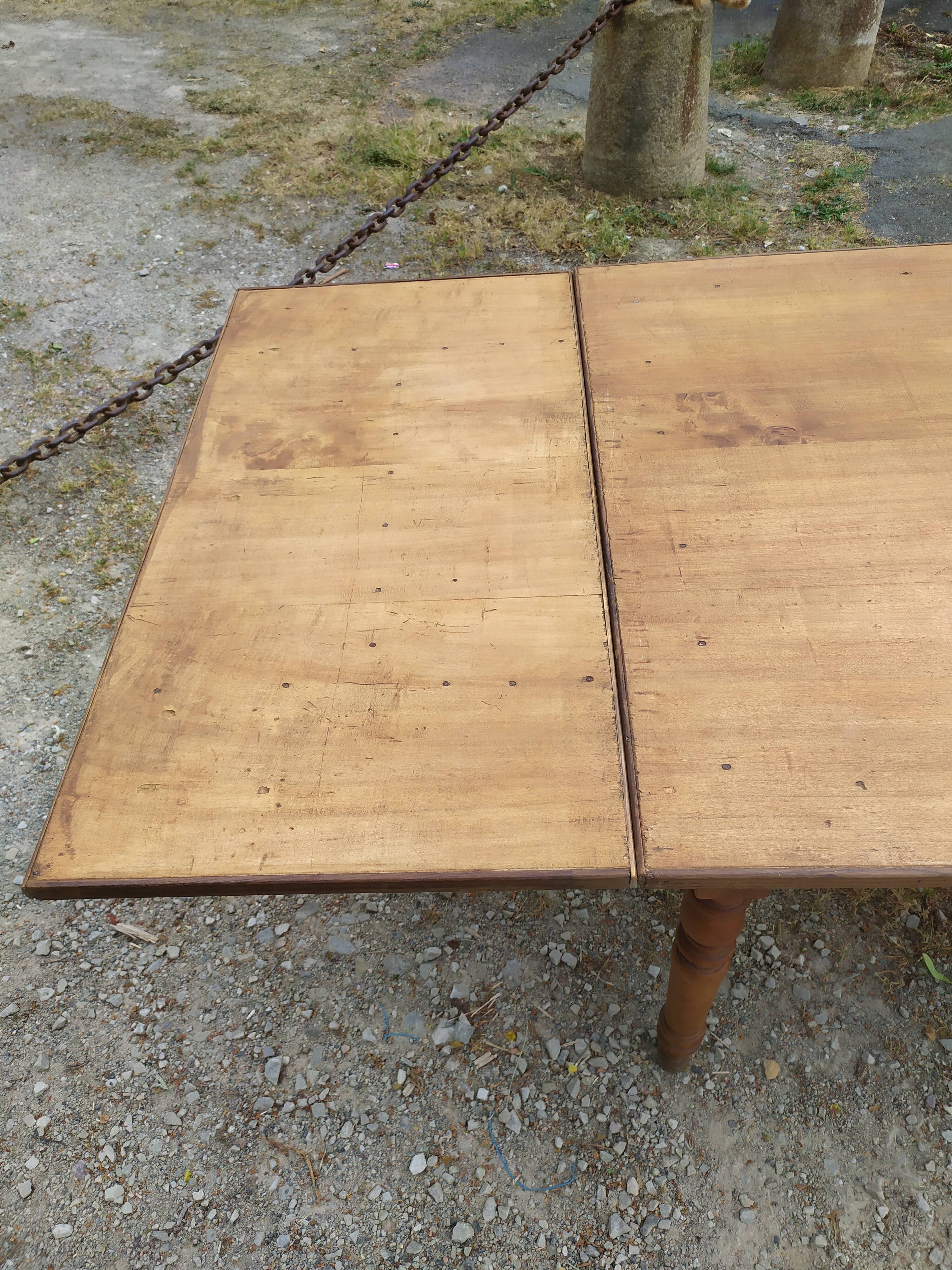 Table de ferme 200 cm extensible