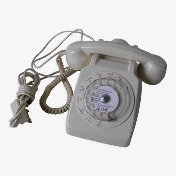 Téléphone à cadran Socotel S63 de 1979