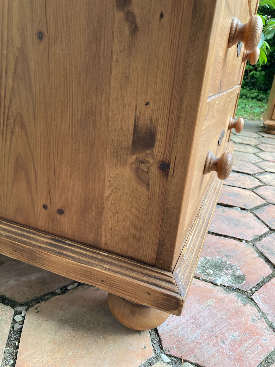 Antique pine chest of drawers